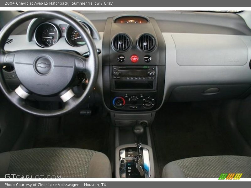 Summer Yellow / Gray 2004 Chevrolet Aveo LS Hatchback