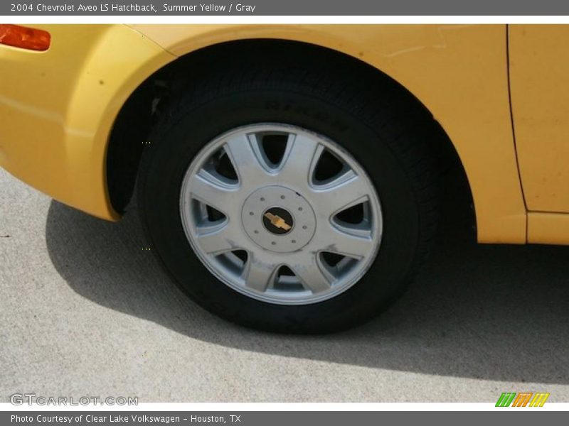 Summer Yellow / Gray 2004 Chevrolet Aveo LS Hatchback
