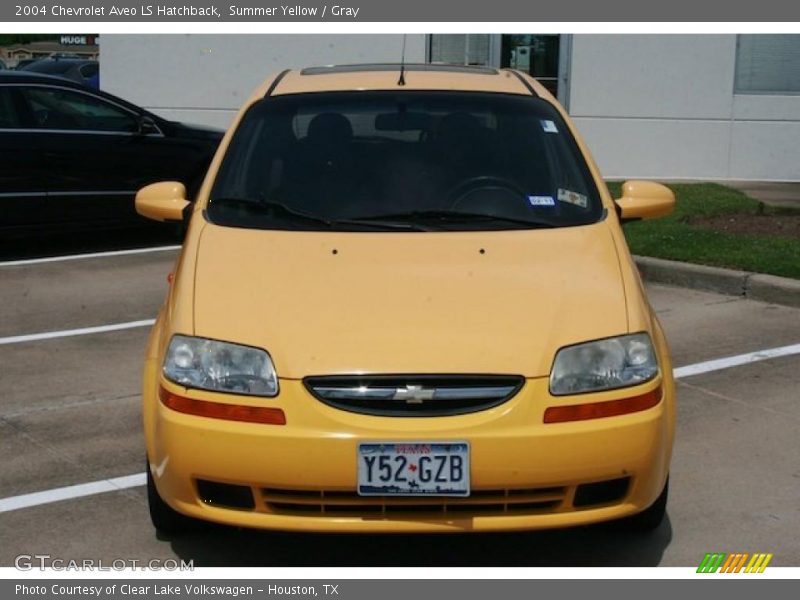 Summer Yellow / Gray 2004 Chevrolet Aveo LS Hatchback