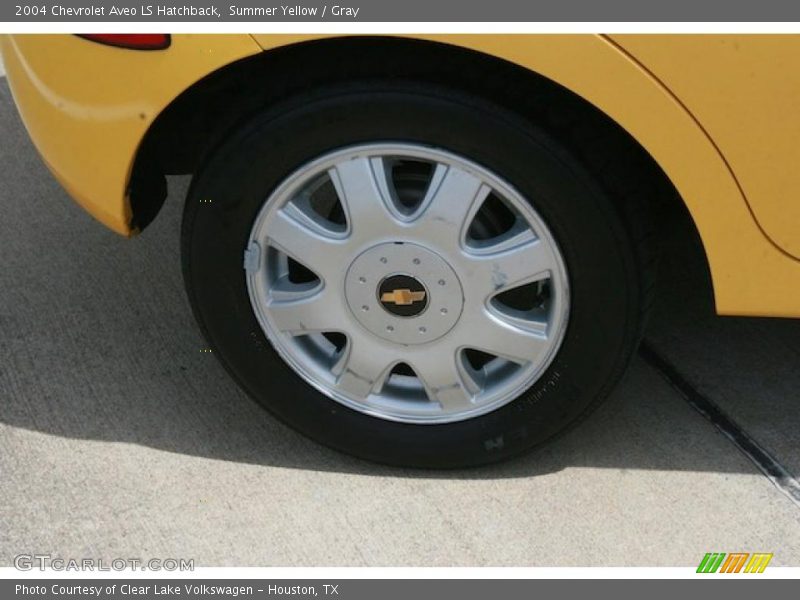 Summer Yellow / Gray 2004 Chevrolet Aveo LS Hatchback