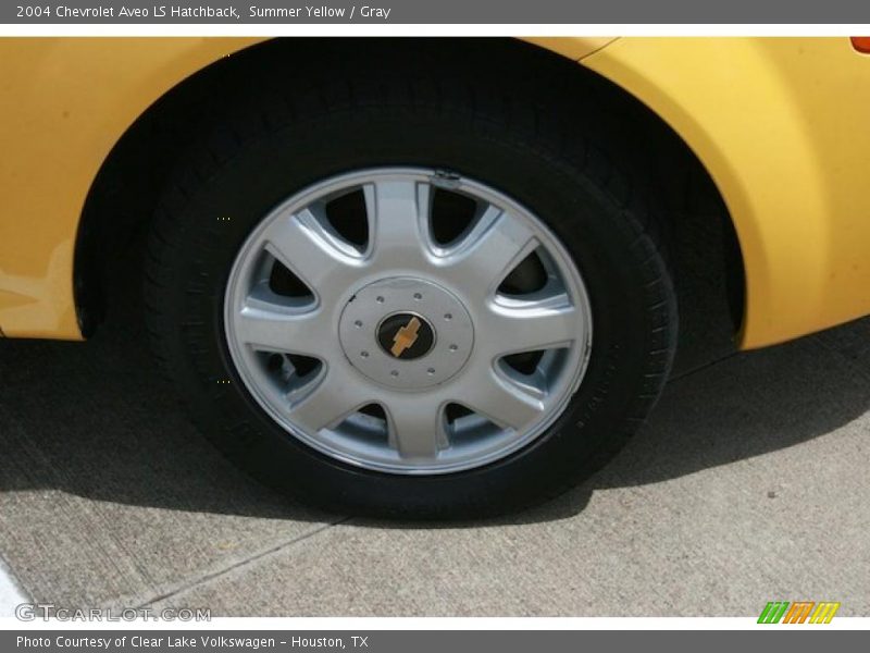 Summer Yellow / Gray 2004 Chevrolet Aveo LS Hatchback