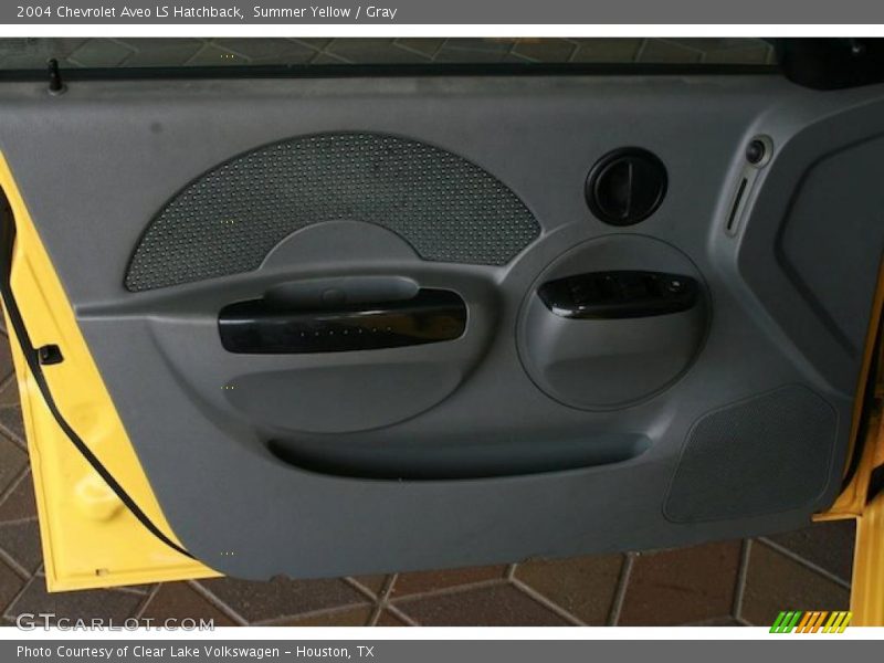 Summer Yellow / Gray 2004 Chevrolet Aveo LS Hatchback