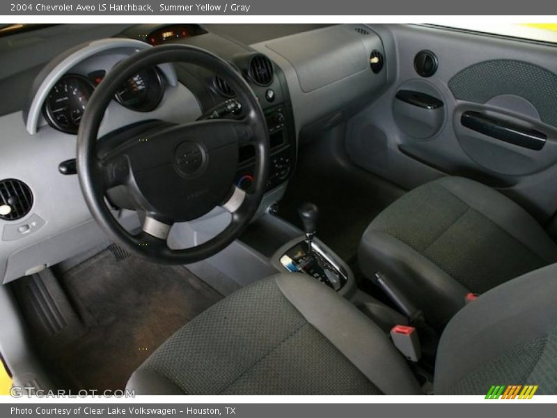 Summer Yellow / Gray 2004 Chevrolet Aveo LS Hatchback