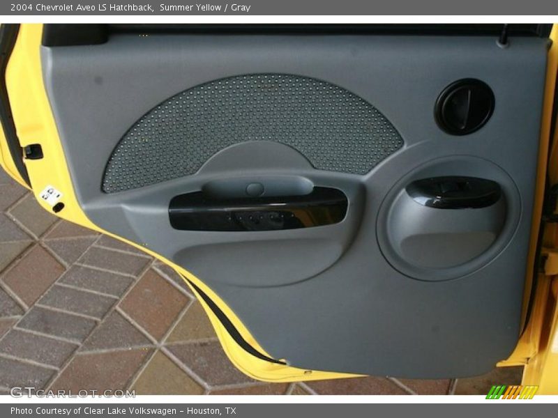 Summer Yellow / Gray 2004 Chevrolet Aveo LS Hatchback