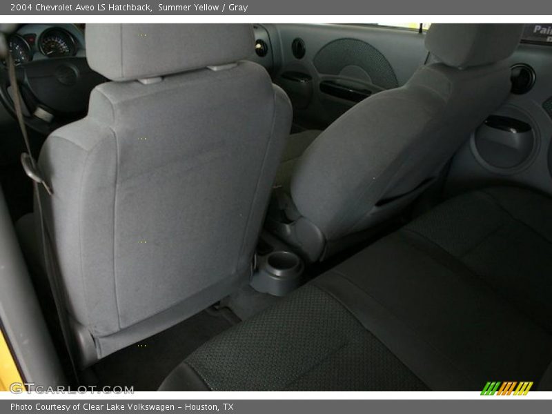 Summer Yellow / Gray 2004 Chevrolet Aveo LS Hatchback