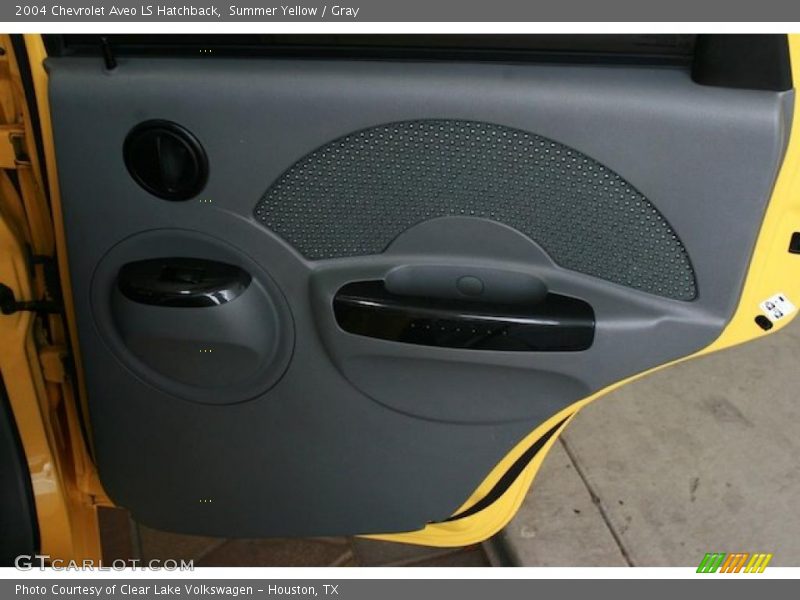 Summer Yellow / Gray 2004 Chevrolet Aveo LS Hatchback