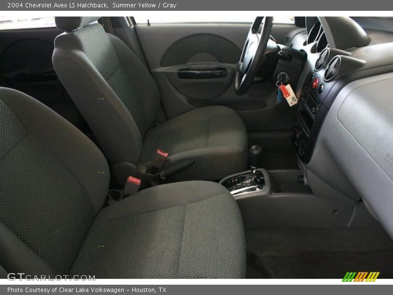 Summer Yellow / Gray 2004 Chevrolet Aveo LS Hatchback