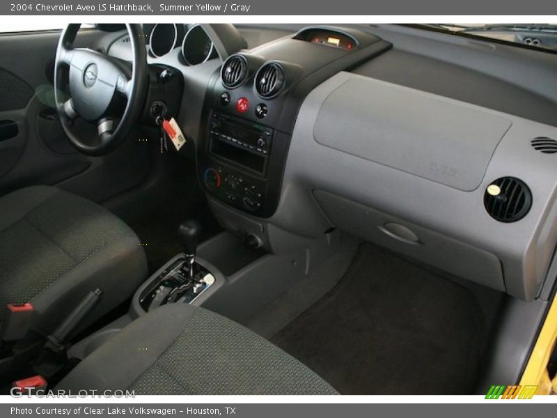 Summer Yellow / Gray 2004 Chevrolet Aveo LS Hatchback