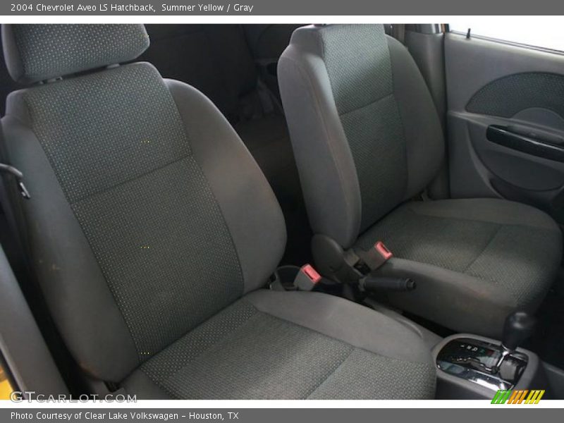 Summer Yellow / Gray 2004 Chevrolet Aveo LS Hatchback