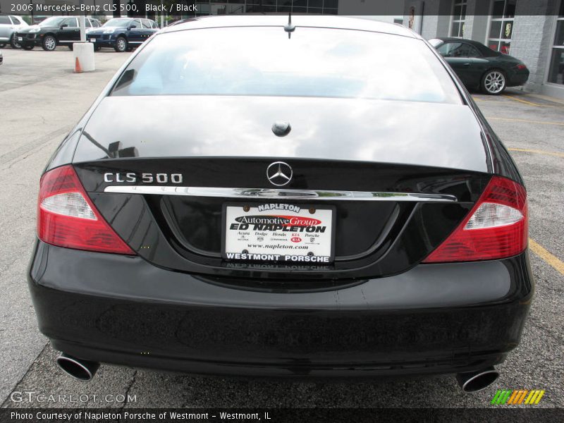 Black / Black 2006 Mercedes-Benz CLS 500