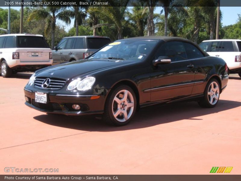 Black / Charcoal 2005 Mercedes-Benz CLK 500 Cabriolet