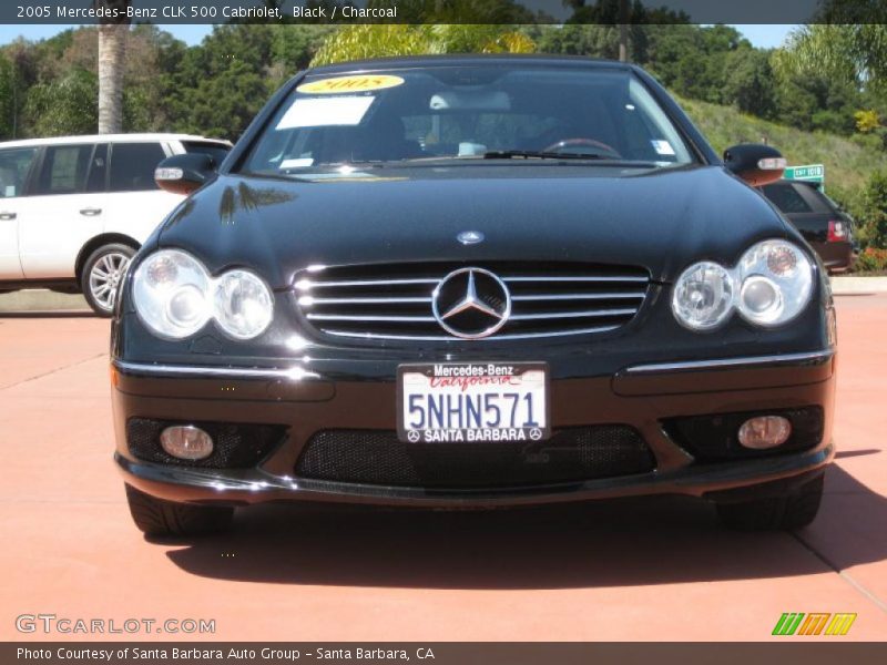 Black / Charcoal 2005 Mercedes-Benz CLK 500 Cabriolet