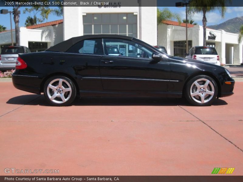Black / Charcoal 2005 Mercedes-Benz CLK 500 Cabriolet