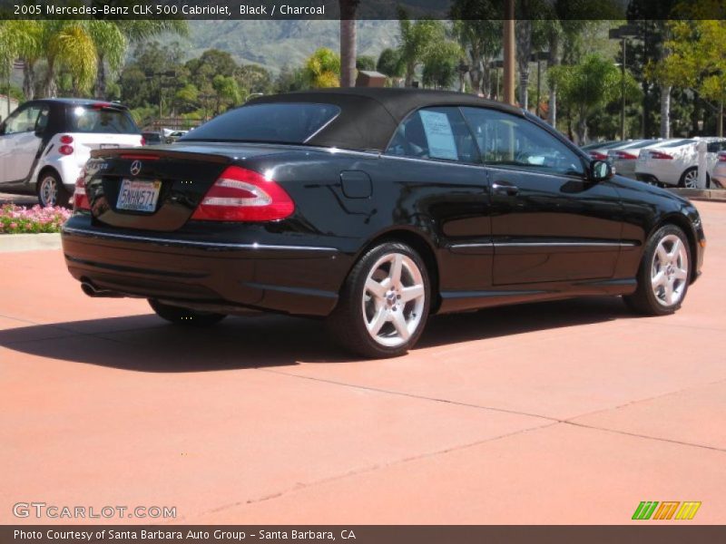 Black / Charcoal 2005 Mercedes-Benz CLK 500 Cabriolet