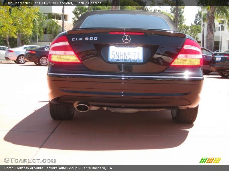Black / Charcoal 2005 Mercedes-Benz CLK 500 Cabriolet
