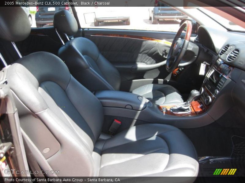 Black / Charcoal 2005 Mercedes-Benz CLK 500 Cabriolet