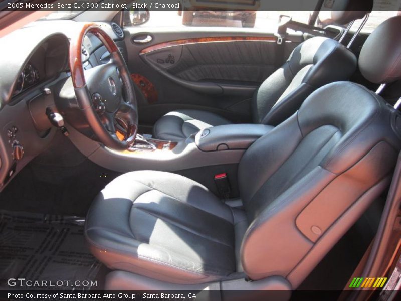 Black / Charcoal 2005 Mercedes-Benz CLK 500 Cabriolet