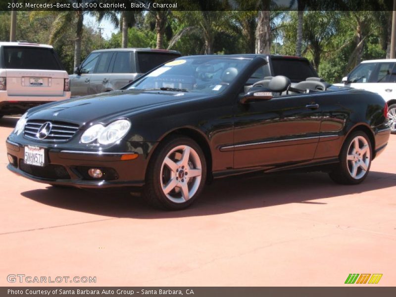 Black / Charcoal 2005 Mercedes-Benz CLK 500 Cabriolet