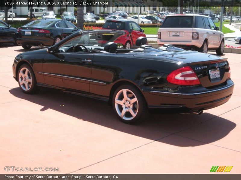 Black / Charcoal 2005 Mercedes-Benz CLK 500 Cabriolet