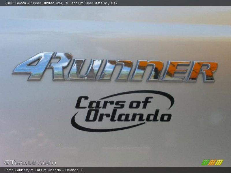 Millennium Silver Metallic / Oak 2000 Toyota 4Runner Limited 4x4
