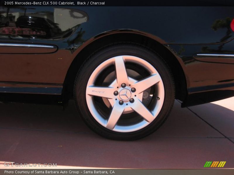 Black / Charcoal 2005 Mercedes-Benz CLK 500 Cabriolet