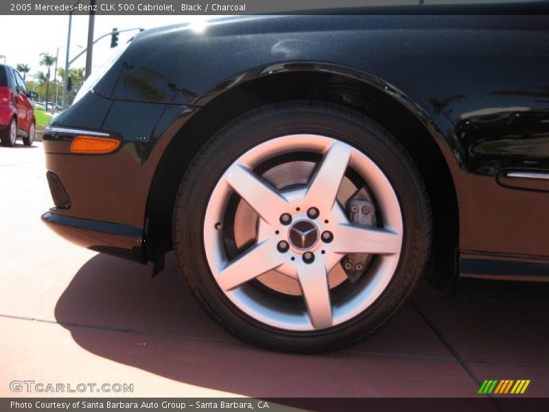 Black / Charcoal 2005 Mercedes-Benz CLK 500 Cabriolet