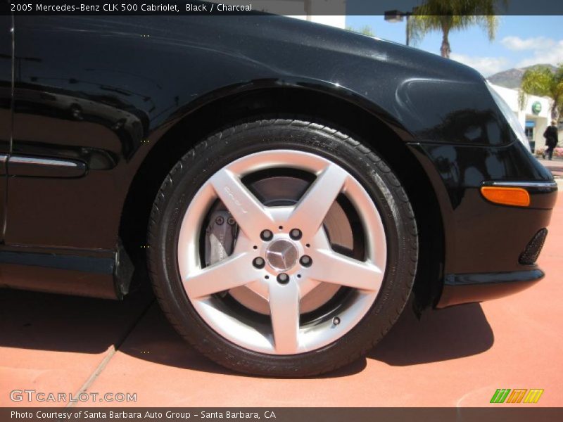 Black / Charcoal 2005 Mercedes-Benz CLK 500 Cabriolet