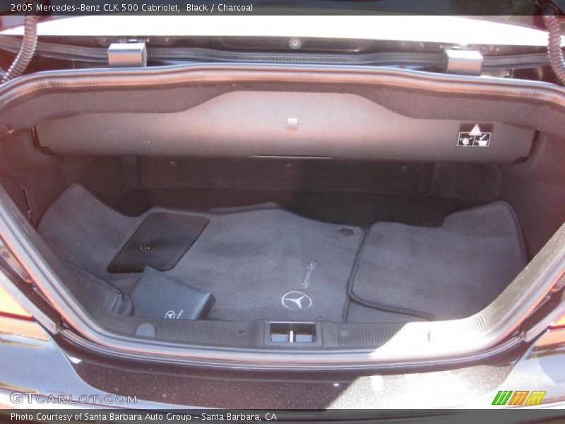 Black / Charcoal 2005 Mercedes-Benz CLK 500 Cabriolet