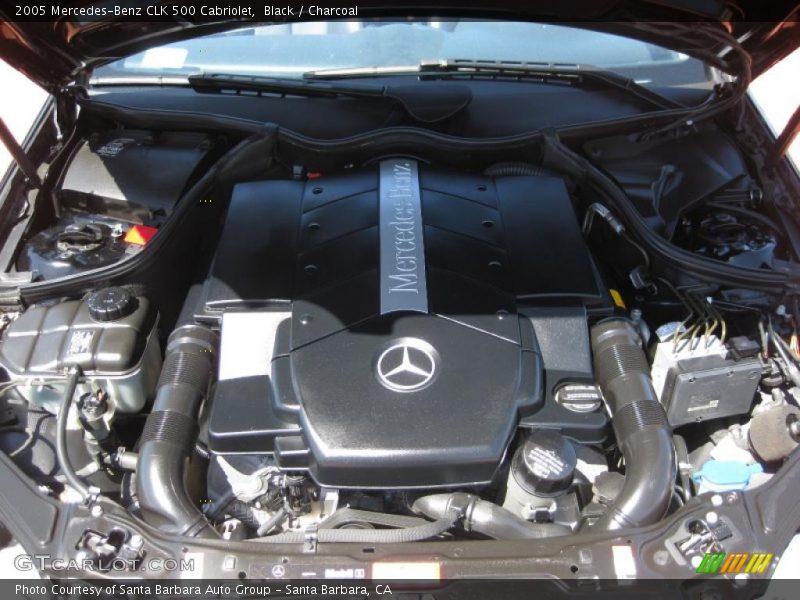 Black / Charcoal 2005 Mercedes-Benz CLK 500 Cabriolet