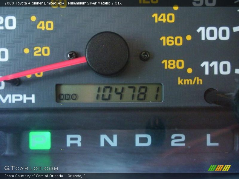 Millennium Silver Metallic / Oak 2000 Toyota 4Runner Limited 4x4