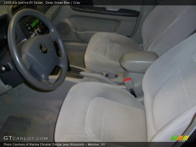 Deep Ocean Blue / Gray 2006 Kia Spectra EX Sedan