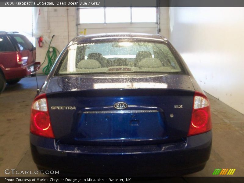 Deep Ocean Blue / Gray 2006 Kia Spectra EX Sedan