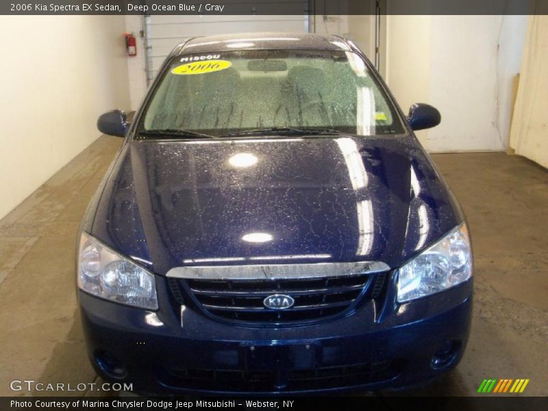 Deep Ocean Blue / Gray 2006 Kia Spectra EX Sedan