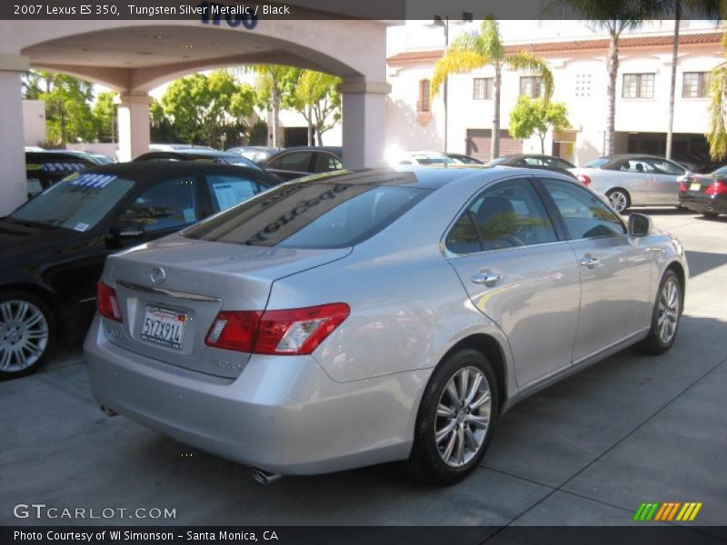 Tungsten Silver Metallic / Black 2007 Lexus ES 350