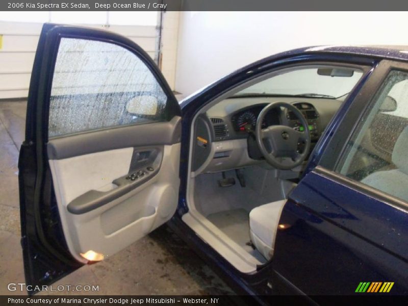 Deep Ocean Blue / Gray 2006 Kia Spectra EX Sedan