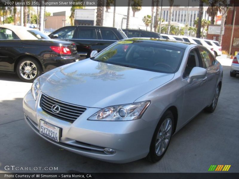 Tungsten Silver Metallic / Black 2007 Lexus ES 350