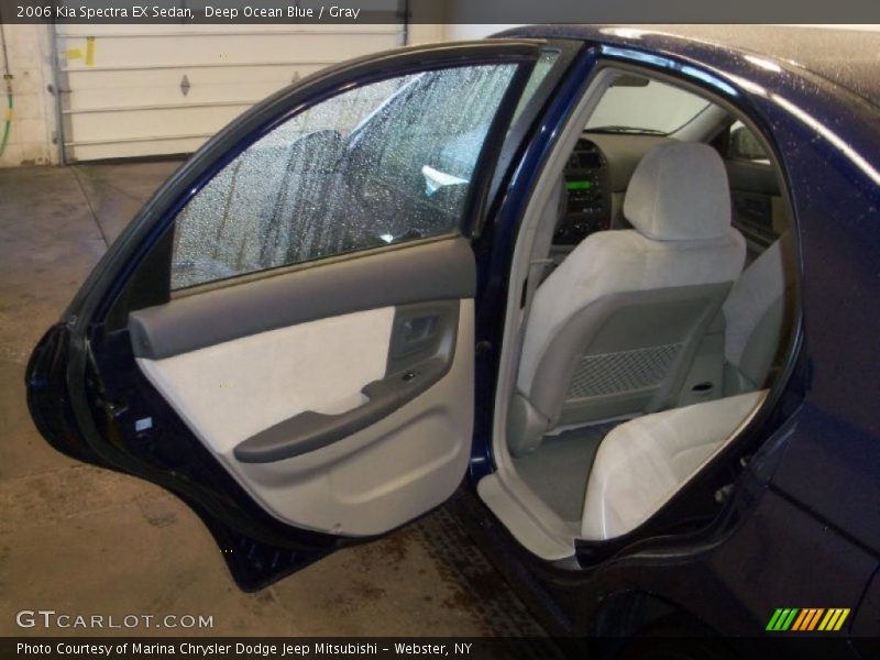 Deep Ocean Blue / Gray 2006 Kia Spectra EX Sedan