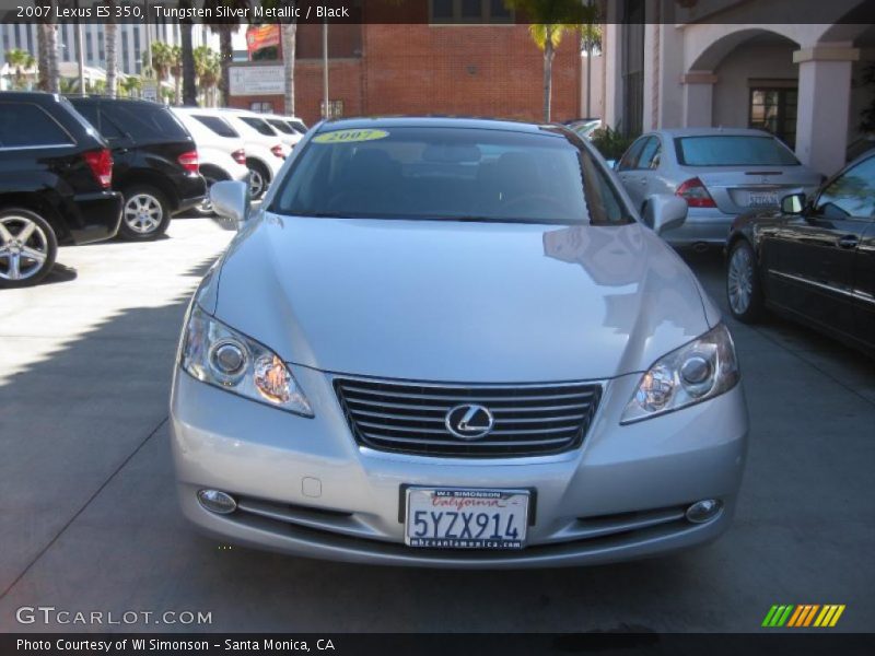 Tungsten Silver Metallic / Black 2007 Lexus ES 350