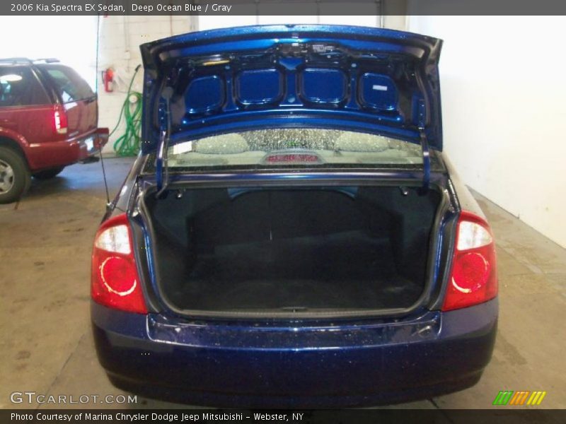 Deep Ocean Blue / Gray 2006 Kia Spectra EX Sedan