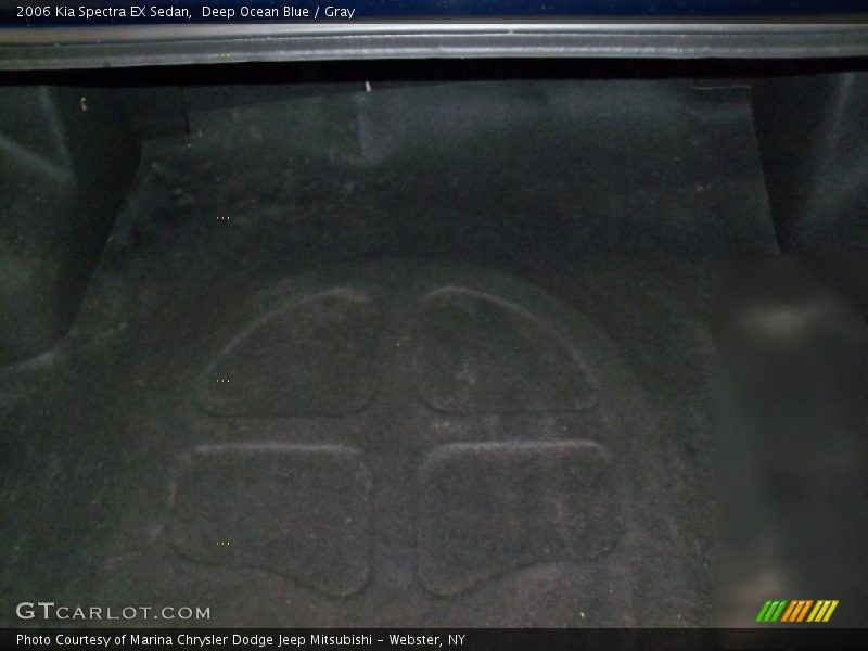Deep Ocean Blue / Gray 2006 Kia Spectra EX Sedan