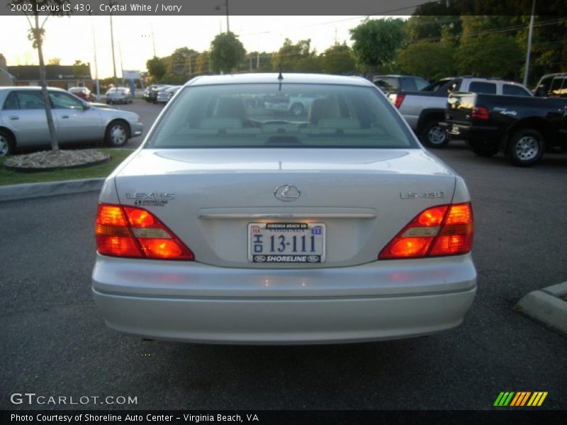 Crystal White / Ivory 2002 Lexus LS 430