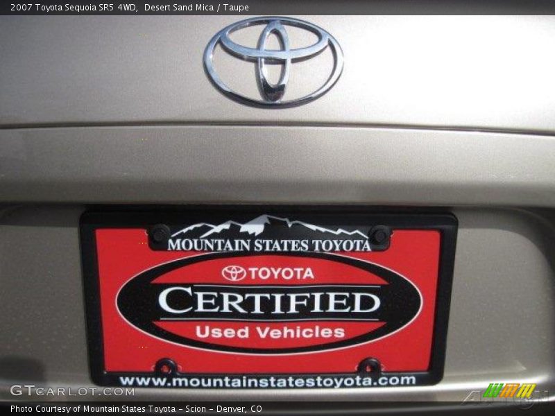 Desert Sand Mica / Taupe 2007 Toyota Sequoia SR5 4WD