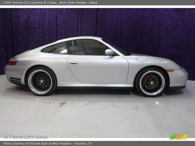 Arctic Silver Metallic / Black 2005 Porsche 911 Carrera 4S Coupe