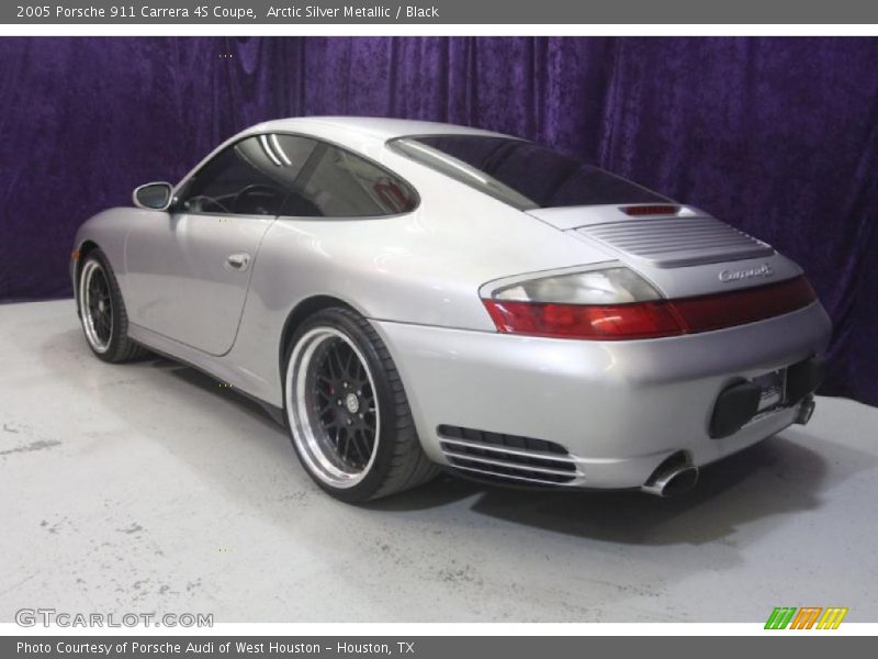 Arctic Silver Metallic / Black 2005 Porsche 911 Carrera 4S Coupe