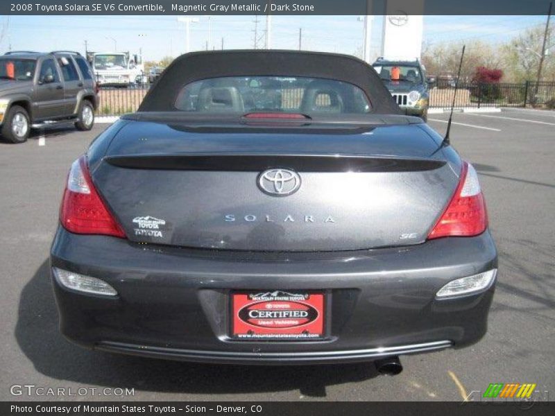 Magnetic Gray Metallic / Dark Stone 2008 Toyota Solara SE V6 Convertible