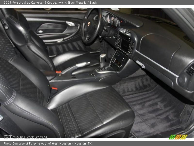 Arctic Silver Metallic / Black 2005 Porsche 911 Carrera 4S Coupe