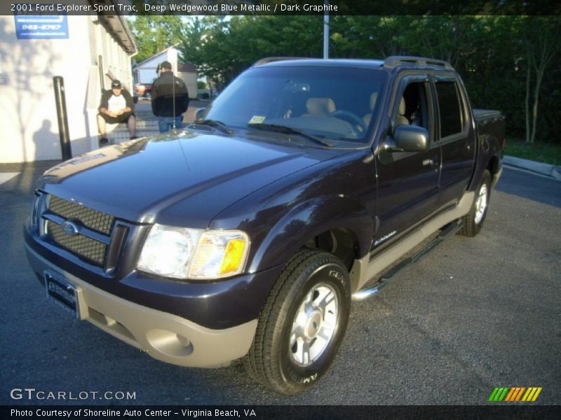 Deep Wedgewood Blue Metallic / Dark Graphite 2001 Ford Explorer Sport Trac