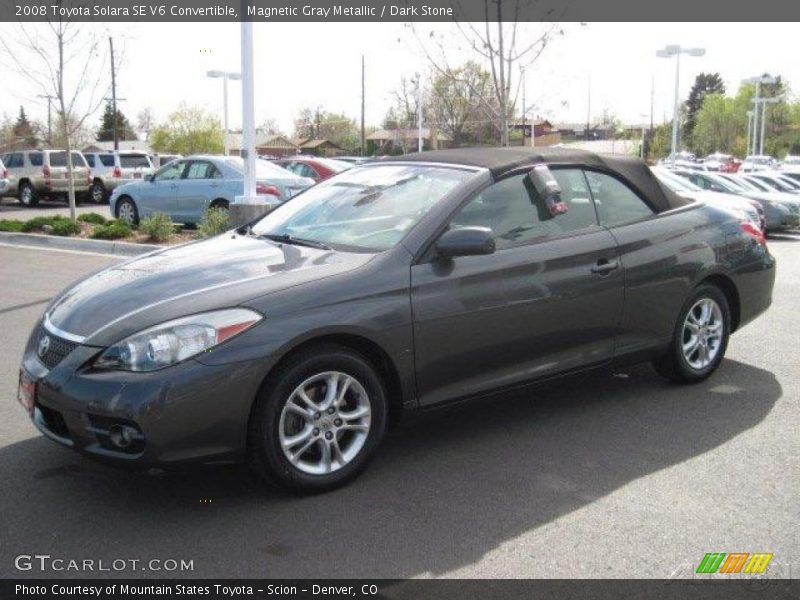 Magnetic Gray Metallic / Dark Stone 2008 Toyota Solara SE V6 Convertible