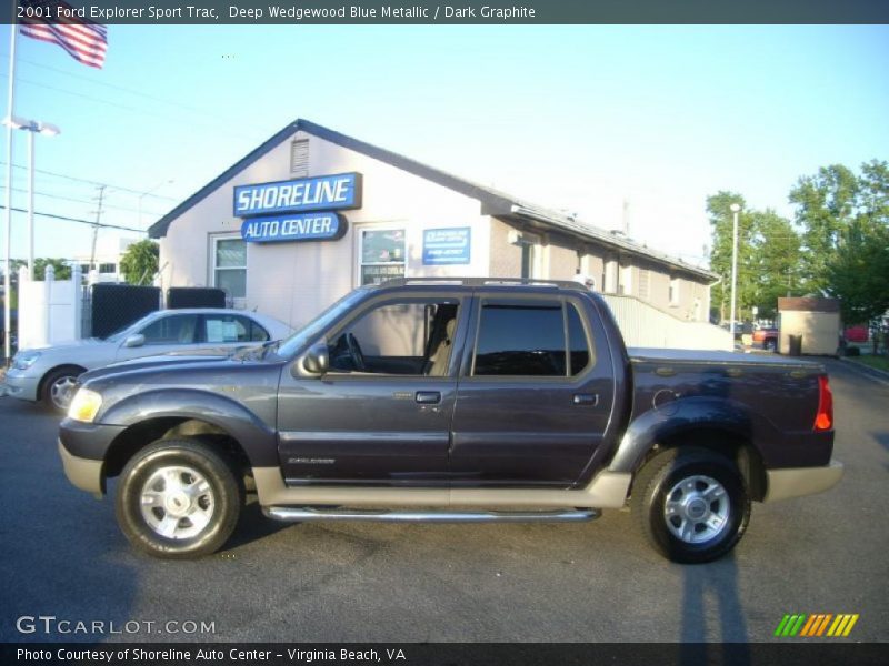 Deep Wedgewood Blue Metallic / Dark Graphite 2001 Ford Explorer Sport Trac