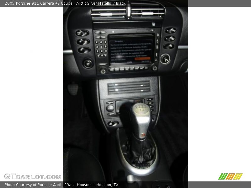 Arctic Silver Metallic / Black 2005 Porsche 911 Carrera 4S Coupe